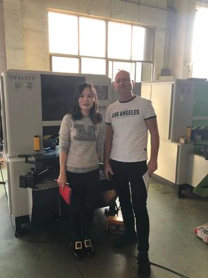 Capo porta o armadio europeo angolo angolo macchina di stampaggio CNC stampaggio taglio una volta