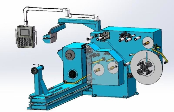 50-1500 mm Larghezza di foglio di alluminio Trasformatore di tipo secco Avvolgitore per spessore di foglio da 0,3-1,6 mm
