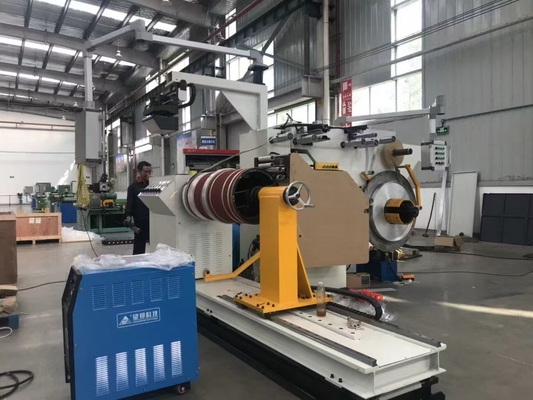 50-1500 mm Larghezza di foglio di alluminio Trasformatore di tipo secco Avvolgitore per spessore di foglio da 0,3-1,6 mm
